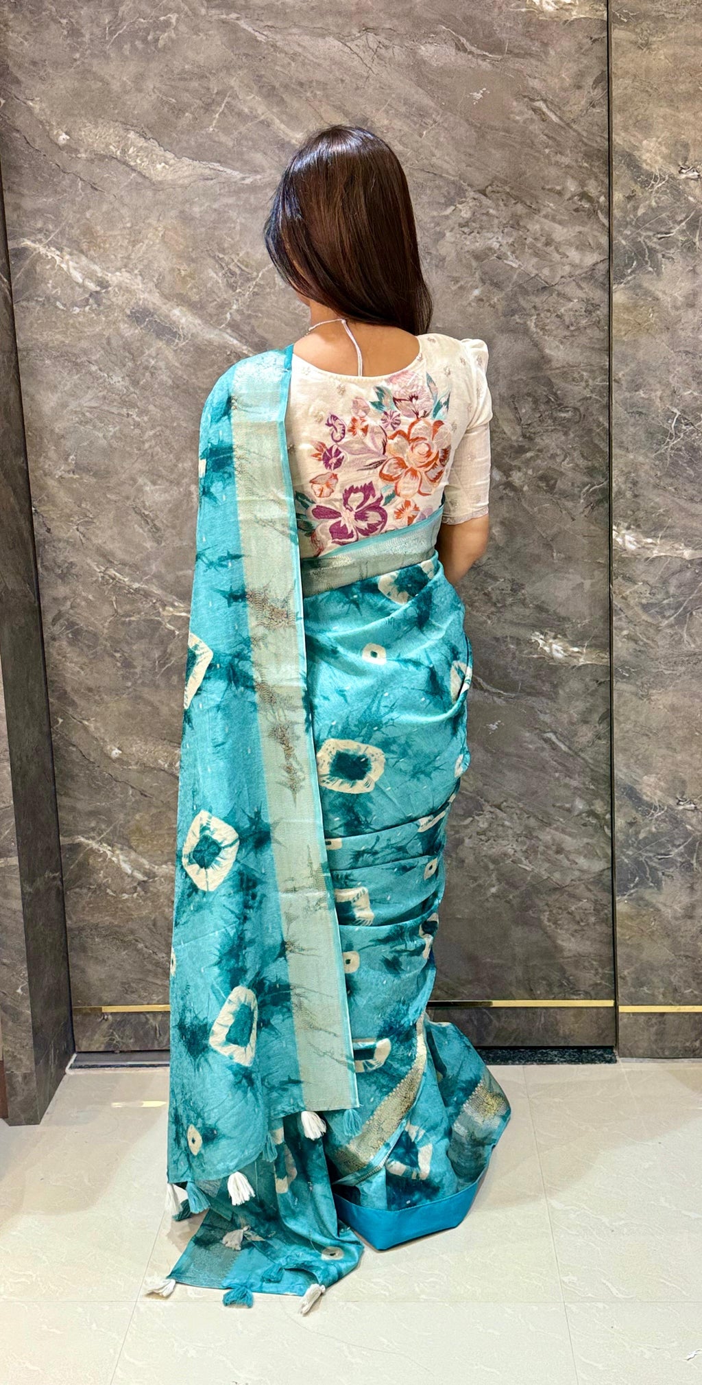 BATIK BANDHANI SAREE