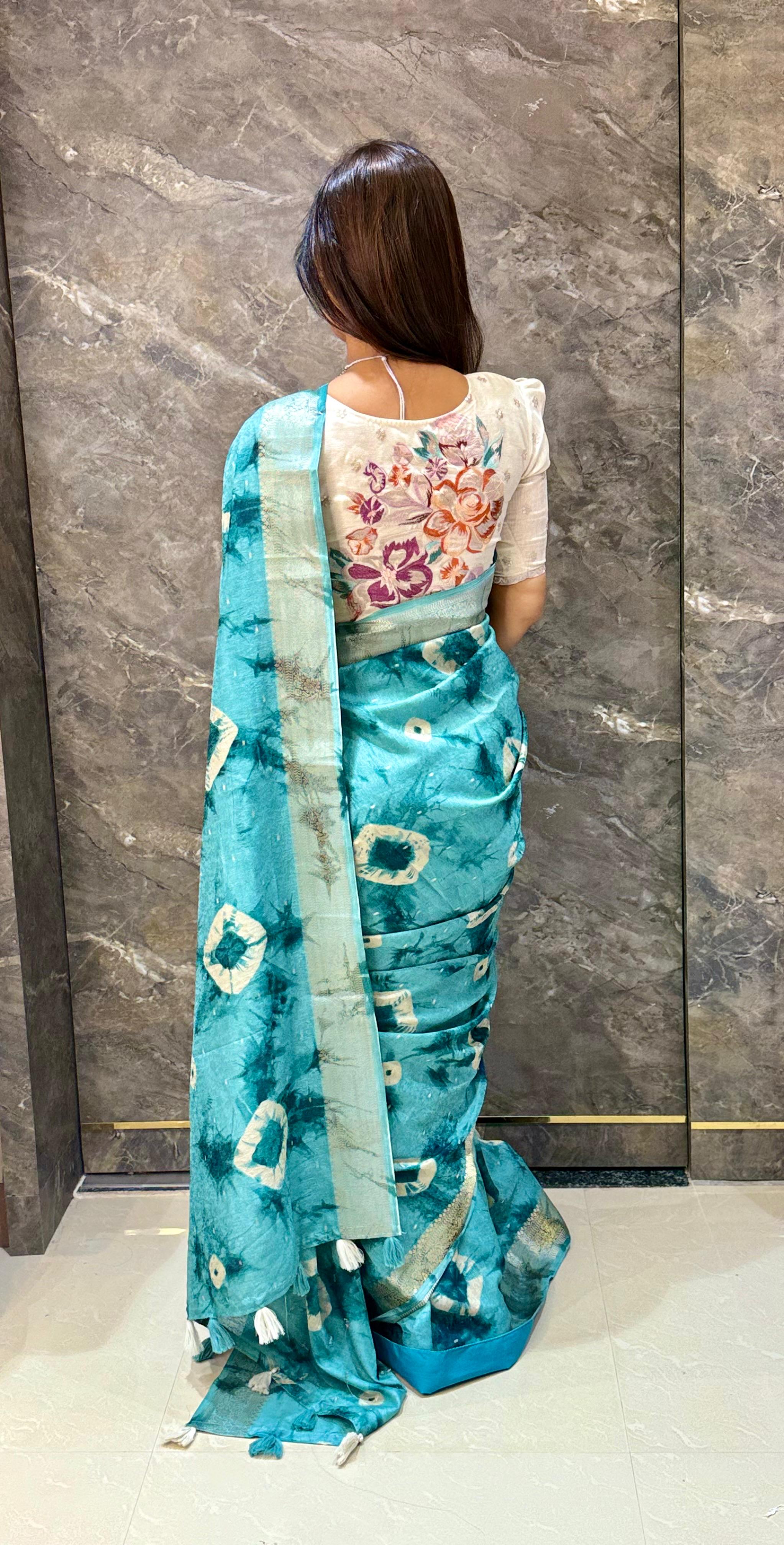 BATIK BANDHANI SAREE