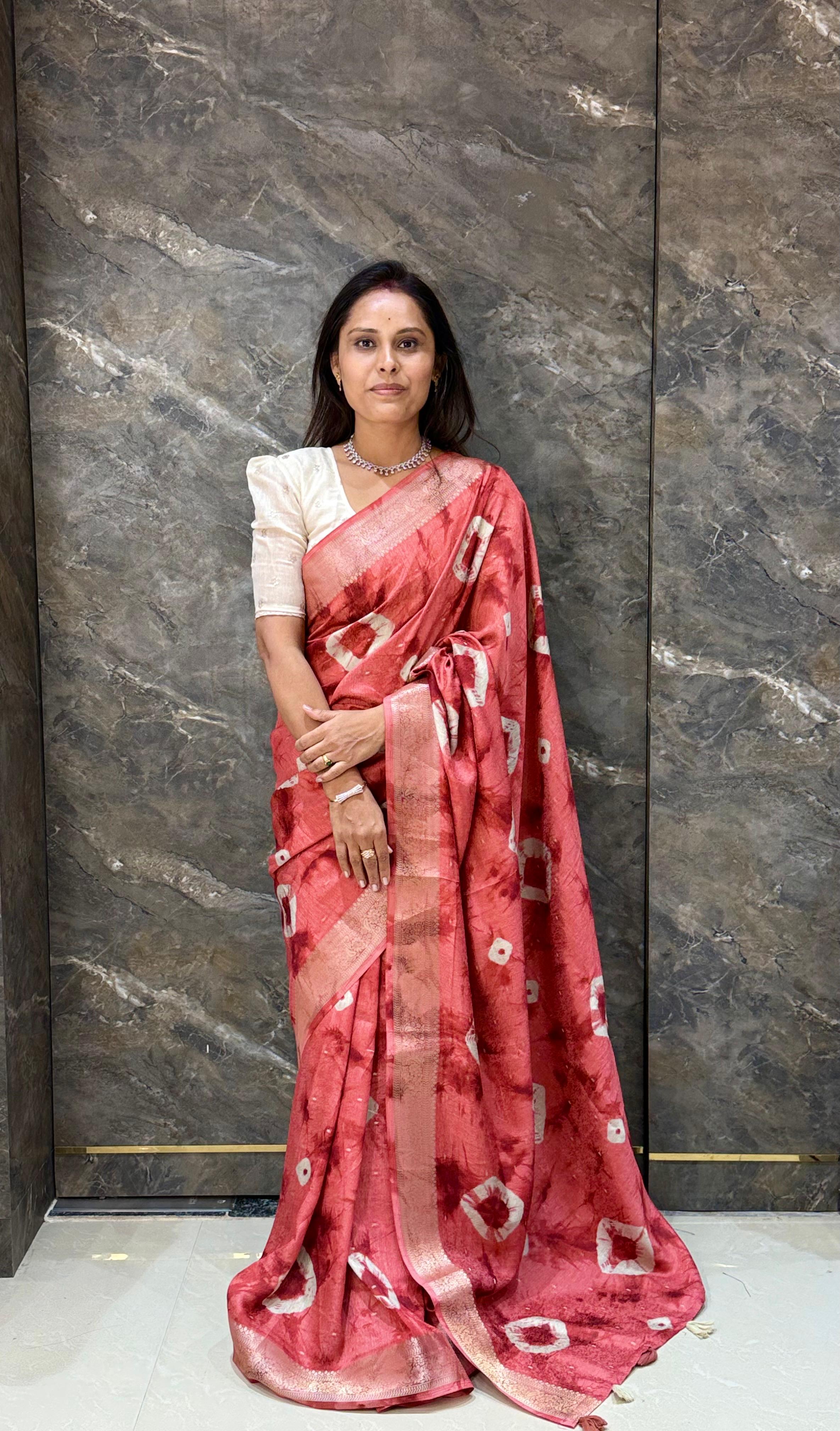 BATIK BANDHANI SAREE