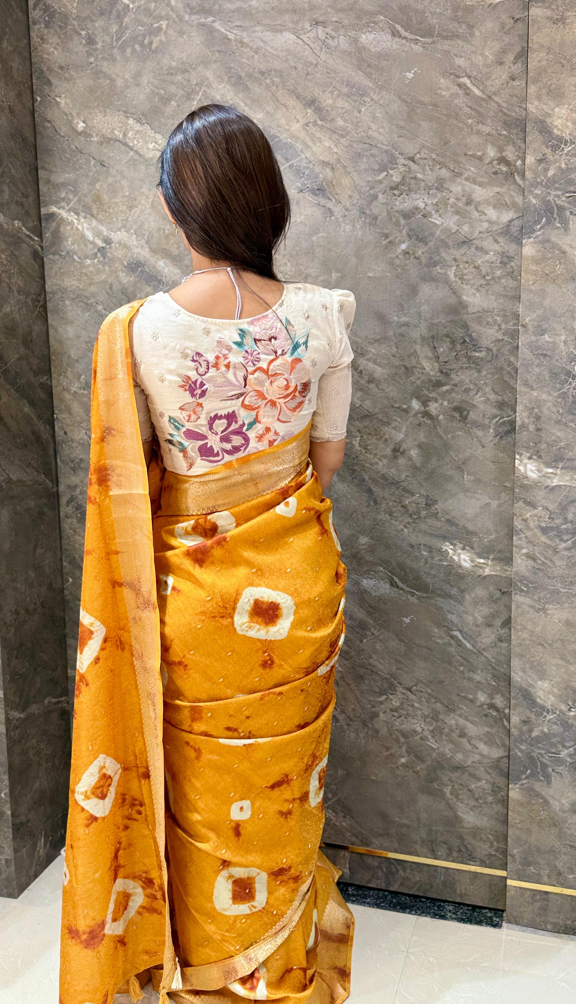 BATIK BANDHANI SAREE