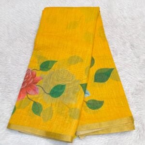 LINEN SAREE IJ50