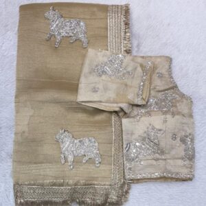 DESIGNER ZARDOSI SAREE TR514
