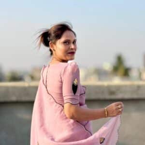 Alternative view of DESIGNER SAREE SR666