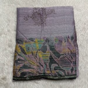 PRINTED SAREE AZ641