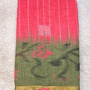 LINEN COTTON SAREE XU35