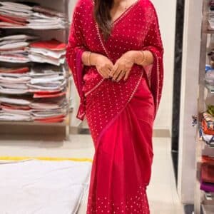 Alternative view of DESIGNER SAREE PS314