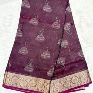 PRINTED SAREE JW478