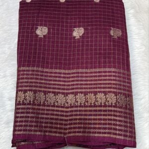 Checks  saree KL134