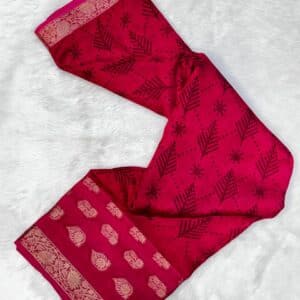 Printed saree QR137
