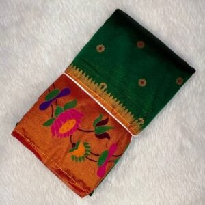 Lotus paithani saree WX140