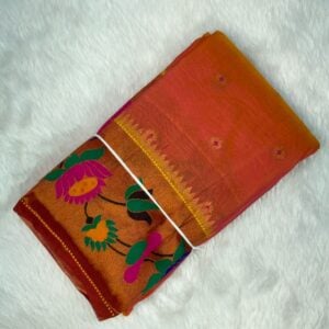 Lotus paithani saree WX140