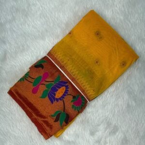 Lotus paithani saree WX140
