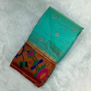 Lotus paithani saree WX140