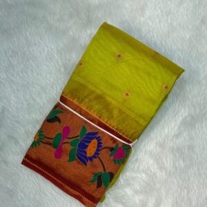 Lotus paithani saree WX140