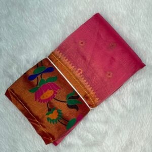 Lotus paithani saree WX140