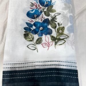 Linen Cotton Saree XX163