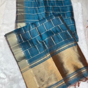 CHECKS SAREE VV926