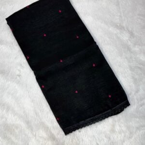 BLACK SAREE B442