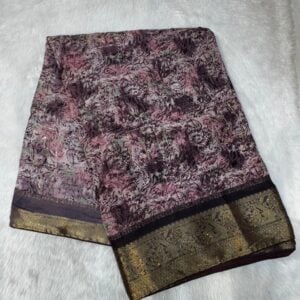 Printed saree AC284