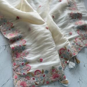 ORGANZA SAREE D408