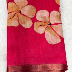 Linen saree L278