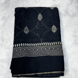 BLACK SAREE V126