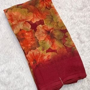 SYNTHETIC SAREE  HE679