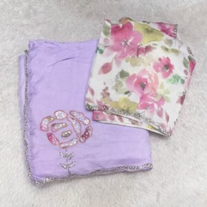 STICH BLOUSE SAREE JE467