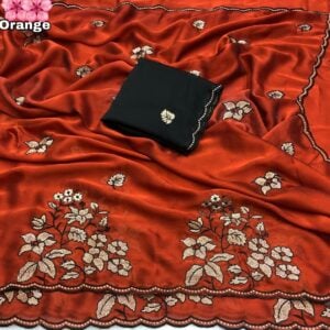 Alternative view of DESIGNER SAREE BL203