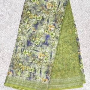 LINNEN COTTON SAREE  NT210