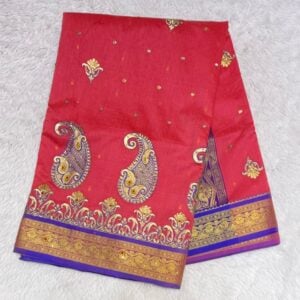 CHANDERI COTTON  SAREE  ED250