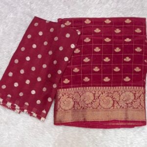 PREMIUM RAW SILK SAREE  FN98