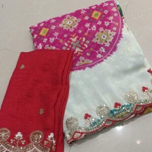 Alternative view of BANDHANI SAREE BS26