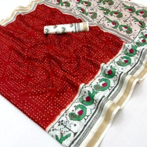 Alternative view of OFFICIAL BANDHEJ SAREE HD912