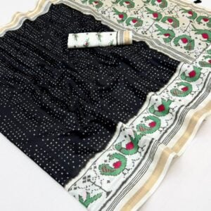 Alternative view of OFFICIAL BANDHEJ SAREE HD912