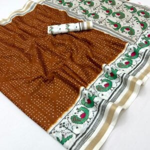 Alternative view of OFFICIAL BANDHEJ SAREE HD912