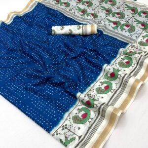 Alternative view of OFFICIAL BANDHEJ SAREE HD912