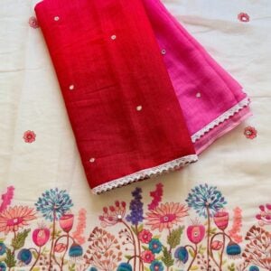NEW TRENDING  COLOURFUL  SAREE LK321