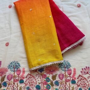 NEW TRENDING  COLOURFUL  SAREE LK321