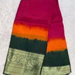 BANDHEJ KANJIVARM BORDER SAREE VE35