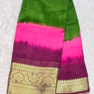 BANDHEJ KANJIVARM BORDER SAREE VE35
