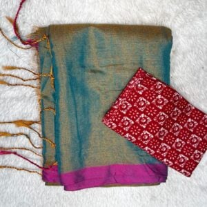 SIMMER TISSUE SAREE P654