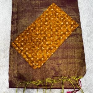 SIMMER TISSUE SAREE P654