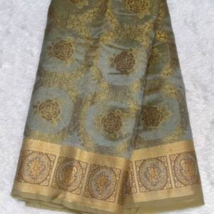 TISSUE SILK SAREE Y55