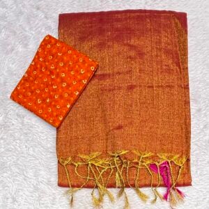 SIMMER TISSUE SAREE P654