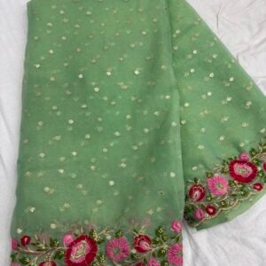 Alternative view of PARTY WEAR DESIGNER SAREE P258