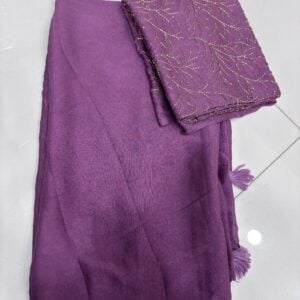 PLAIN SAREE DESINGNER BLOUSE BP ZARDOSI WORK R582