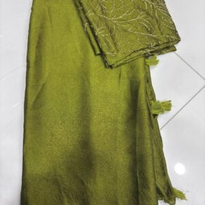 PLAIN SAREE DESINGNER BLOUSE BP ZARDOSI WORK R582