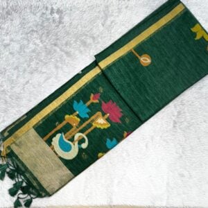 MUGA SILK PAITHANI SAREE ED823