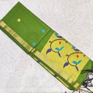 MUGA SILK PAITHANI SAREE JN545